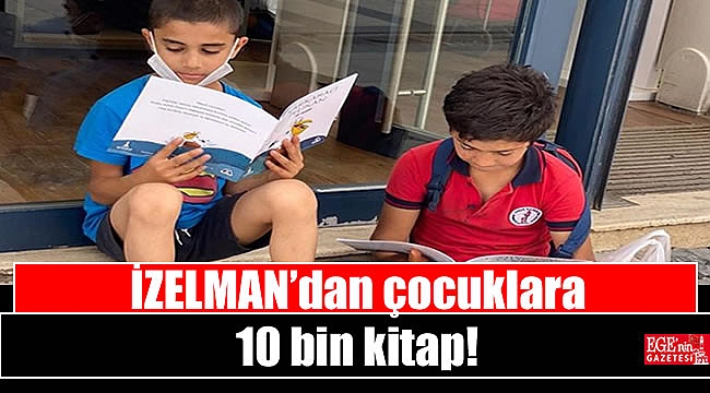 İZELMAN’dan çocuklara 10 bin kitap