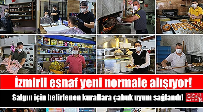 İzmirli esnaf yeni normale alışıyor