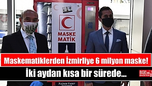 Maskematiklerden İzmirliye 6 milyon maske
