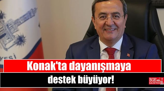 Konak'ta dayanışmaya destek büyüyor