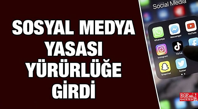 Sosyal medya yasası yürürlüğe girdi