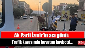 Ak Parti İzmir'in acı günü: Trafik kazasında hayatını kaybetti!