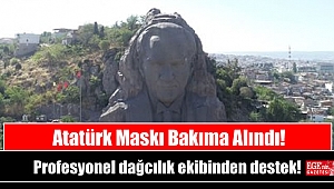 Atatürk Maskı Bakıma Alındı