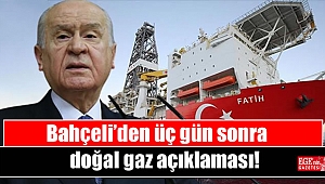 Bahçeli’den üç gün sonra doğal gaz açıklaması