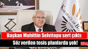 Başkan Muhittin Selvitopu sert çıktı: Söz verilen spor tesisi planlarda yok