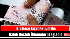 Binlerce kişi bekliyordu: Nakdi Destek Ödemeleri Başladı
