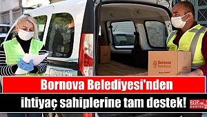 Bornova Belediyesi'nden ihtiyaç sahiplerine tam destek
