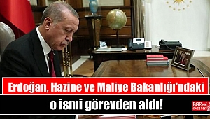 Cumhurbaşkanı kararıyla Hazine ve Maliye Bakanlığı'ndaki o isim görevden alındı
