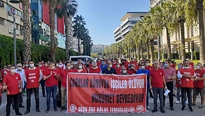 DİSK İzmir Şubeleri: İşçiler Covid-19'dan ölüyor, hükümet seyrediyor