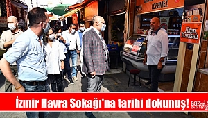 İzmir Havra Sokağı'na tarihi dokunuş