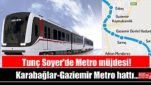 Karabağlar-Gaziemir Metro hattından haber var