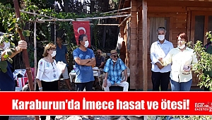 Karaburun'da İmece hasat ve ötesi