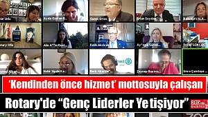 'Kendinden önce hizmet' mottosuyla çalışan Rotary'de
