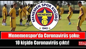 Menemenspor'da Coronavirüs şoku: 10 kişide Coronavirüs çıktı