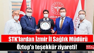 STK'lardan İl Sağlık Müdürü Öztop'a teşekkür ziyareti