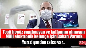 Testi henüz yapılmayan Milli elektronik kelepçe için Bakan Varank: Yurt dışından talep var