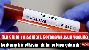Türk bilim insanları, Coronavirüsün vücuda korkunç bir etkisini daha ortaya çıkardı