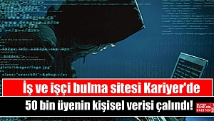 Türkiye'nin önde gelen iş ve işçi bulma sitesi Kariyer'de 50 bin üyenin kişisel verisi çalındı