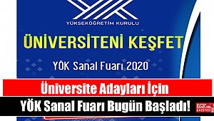 Üniversite Adayları İçin YÖK Sanal Fuarı Bugün Başladı