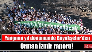 Yangının yıl dönümünde Büyükşehir’den Orman İzmir raporu