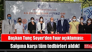 Başkan Tunç Soyer: Salgına karşı tüm tedbirleri aldık