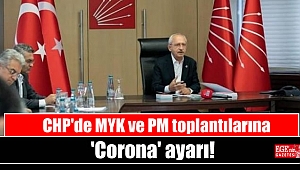 CHP'de MYK ve PM toplantılarına 'Corona' ayarı