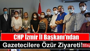 CHP İzmir İl Başkanı Deniz Yücel'den Gazetecilere Özür Ziyareti