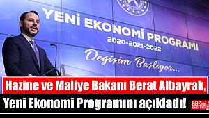 Hazine ve Maliye Bakanı Berat Albayrak, Yeni Ekonomi Programını açıkladı