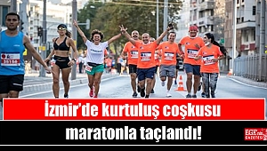 İzmir’de kurtuluş coşkusu maratonla taçlandı