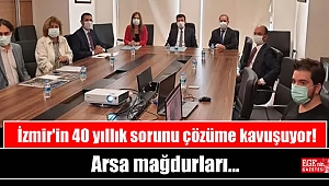 İzmir'in 40 yıllık sorunu çözüme kavuşuyor