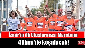 İzmir'in ilk Uluslararası Maratonu 4 Ekim'de koşulacak