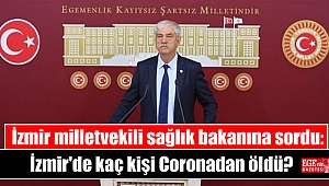 İzmir Milletvekili Sağlık Bakanına Sordu: İzmir'de kaç kişi Coronadan öldü