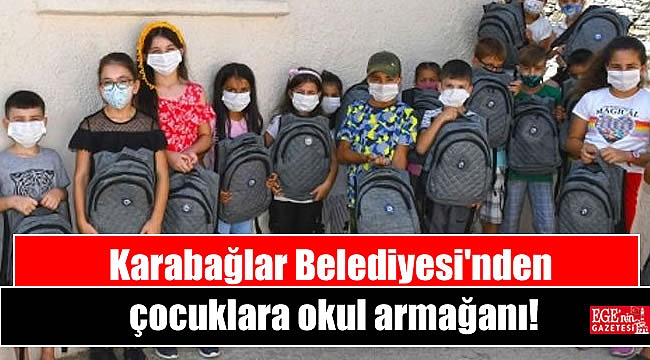 Karabağlar Belediyesi'nden çocuklara okul armağanı