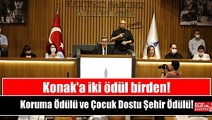 Konak'a iki ödül birden