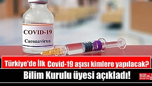 Türkiye'de İlk Covid-19 aşısı kimlere yapılacak Bilim Kurulu üyesi açıkladı