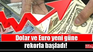 Dolar ve Euro yeni güne de rekorla başladı