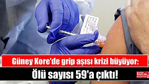 Güney Kore'de grip aşısı krizi büyüyor: Ölü sayısı 59'a çıktı