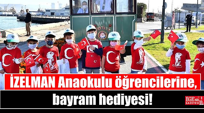 İZELMAN Anaokulu öğrencilerine, bayram hediyesi