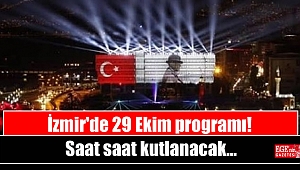 İzmir'de 29 Ekim programı