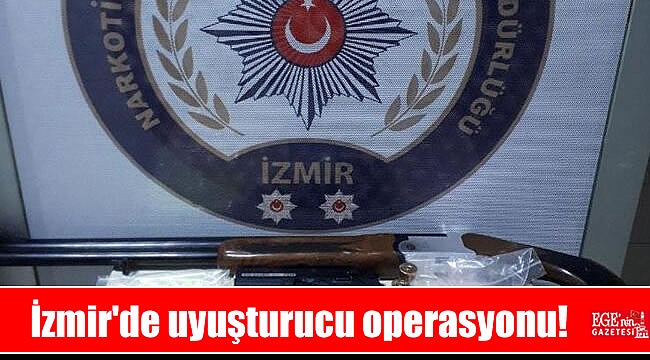 İzmir'de uyuşturucu operasyonu: 1 gözaltı
