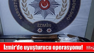 İzmir'de uyuşturucu operasyonu: 1 gözaltı