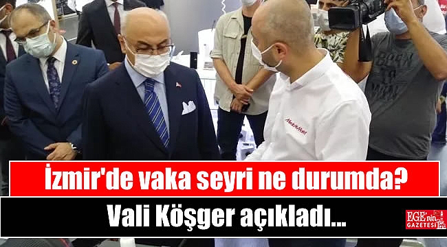 İzmir'de vaka seyri ne durumda: Vali Köşger açıkladı