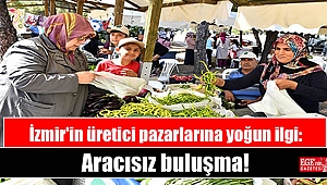 İzmir'in üretici pazarlarına yoğun ilgi: Aracısız buluşma