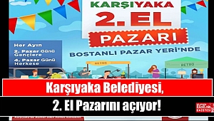 Karşıyaka Belediyesi, 2. El Pazarını açıyor
