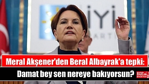 Meral Akşener: Allah aşkına Damat Bey sen nereye bakıyorsun