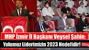 MHP İzmir İl Başkanı Şahin; 12.000 Delege 25.000 Kadro ile Sahadayız