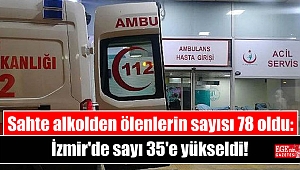 Sahte alkolden ölenlerin sayısı 78 oldu: İzmir'de sayı 35'e yükseldi