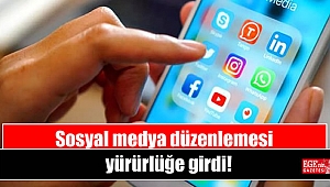 Sosyal medya düzenlemesi yürürlüğe girdi