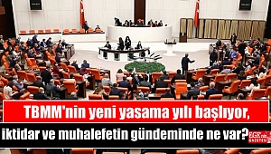 TBMM'nin yeni yasama yılı başlıyor, iktidar ve muhalefetin gündeminde ne var