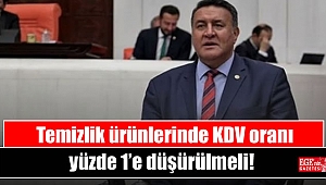 Temizlik ürünlerinde KDV oranı yüzde 1’e düşürülmeli